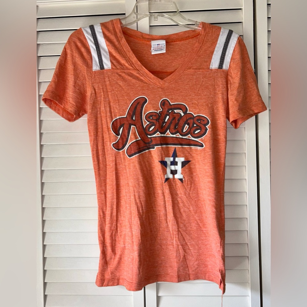 5th & Ocean Orange Astros Short Sleeve Tee